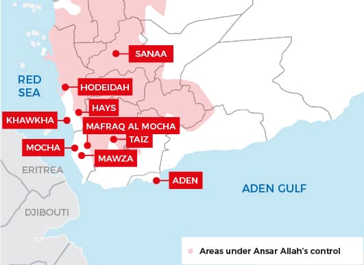 Yemen map