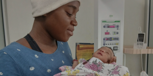 A MOTHER AND NEWBORN REUNITE AMID INSECURITY IN HAITI